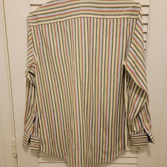Robert Graham Men's Medium Button Down Striped Shirt - Picture 5 of 8